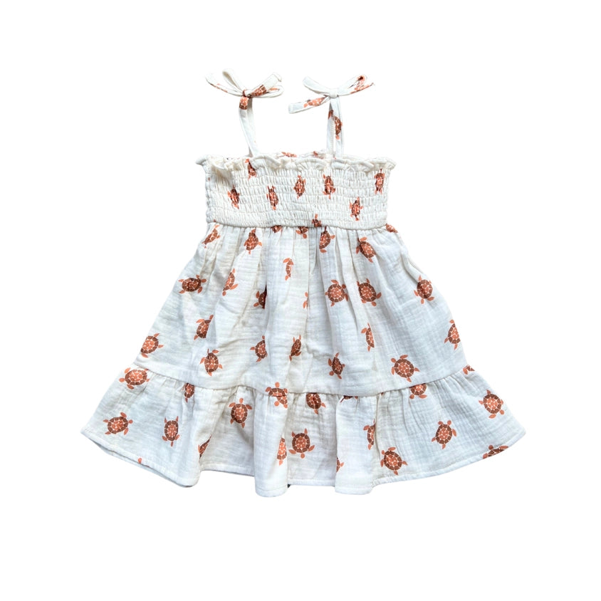 Turtle Tiered Mini Dress