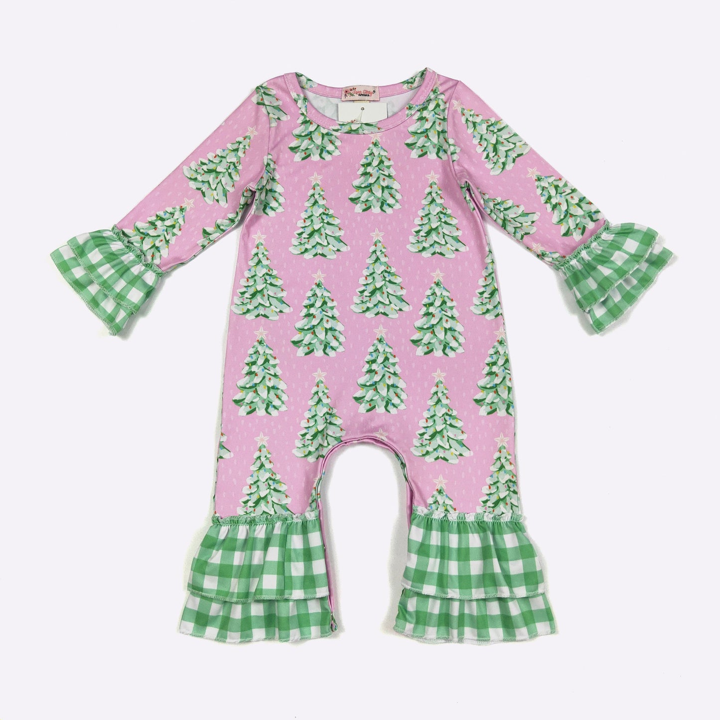 Pink Evergreen Romper
