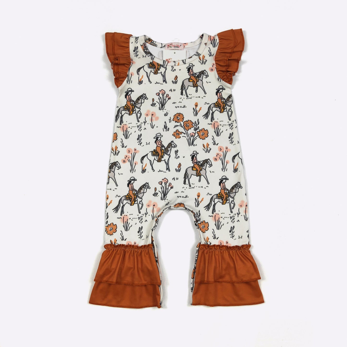 Tawny Cowgirl Romper