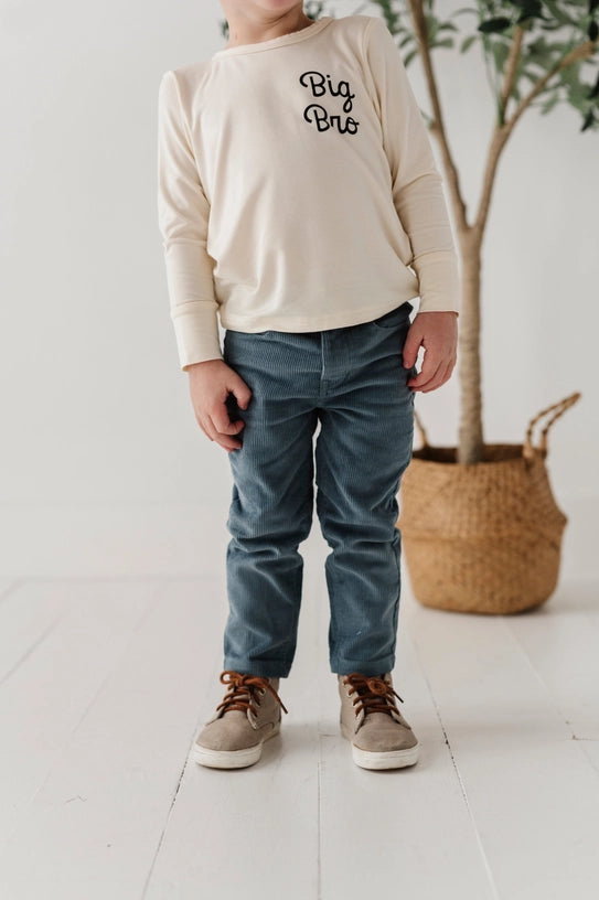 Blue Grey Corduroy Pants