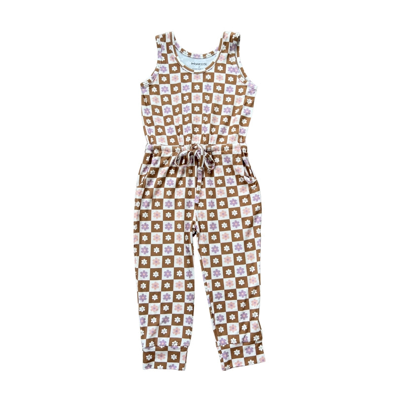 Retro Daisy Tank Jumper