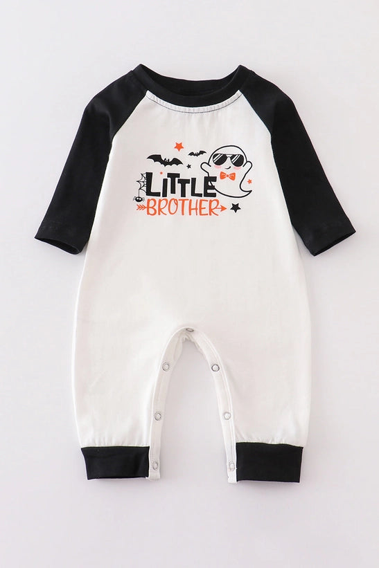 Little Brother Halloween Romper