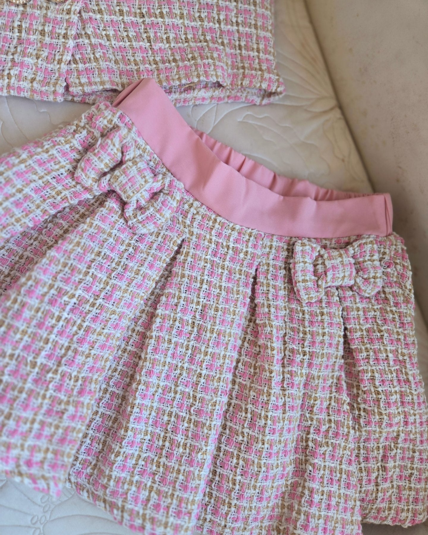 "As If" Tweed Set