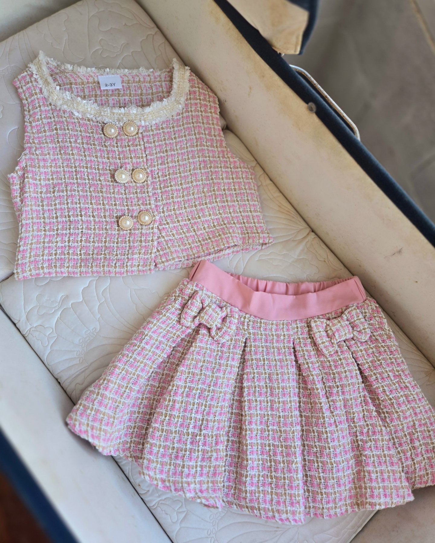 "As If" Tweed Set