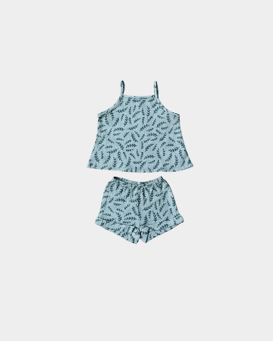 Herb Gauze Tank & Short Set