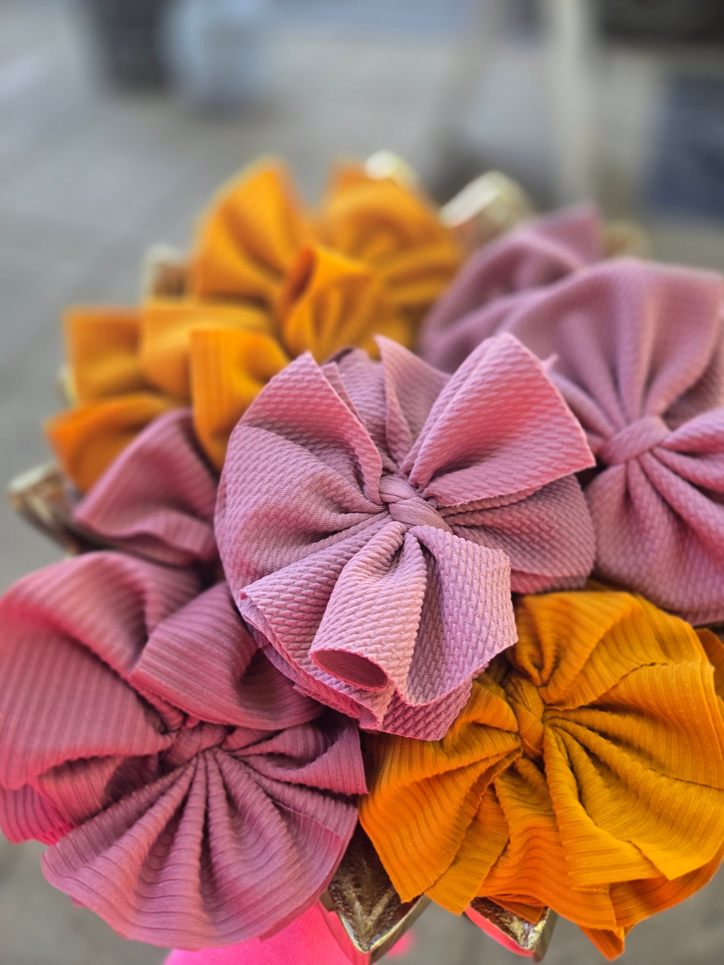 Ruffled Bow Headwraps