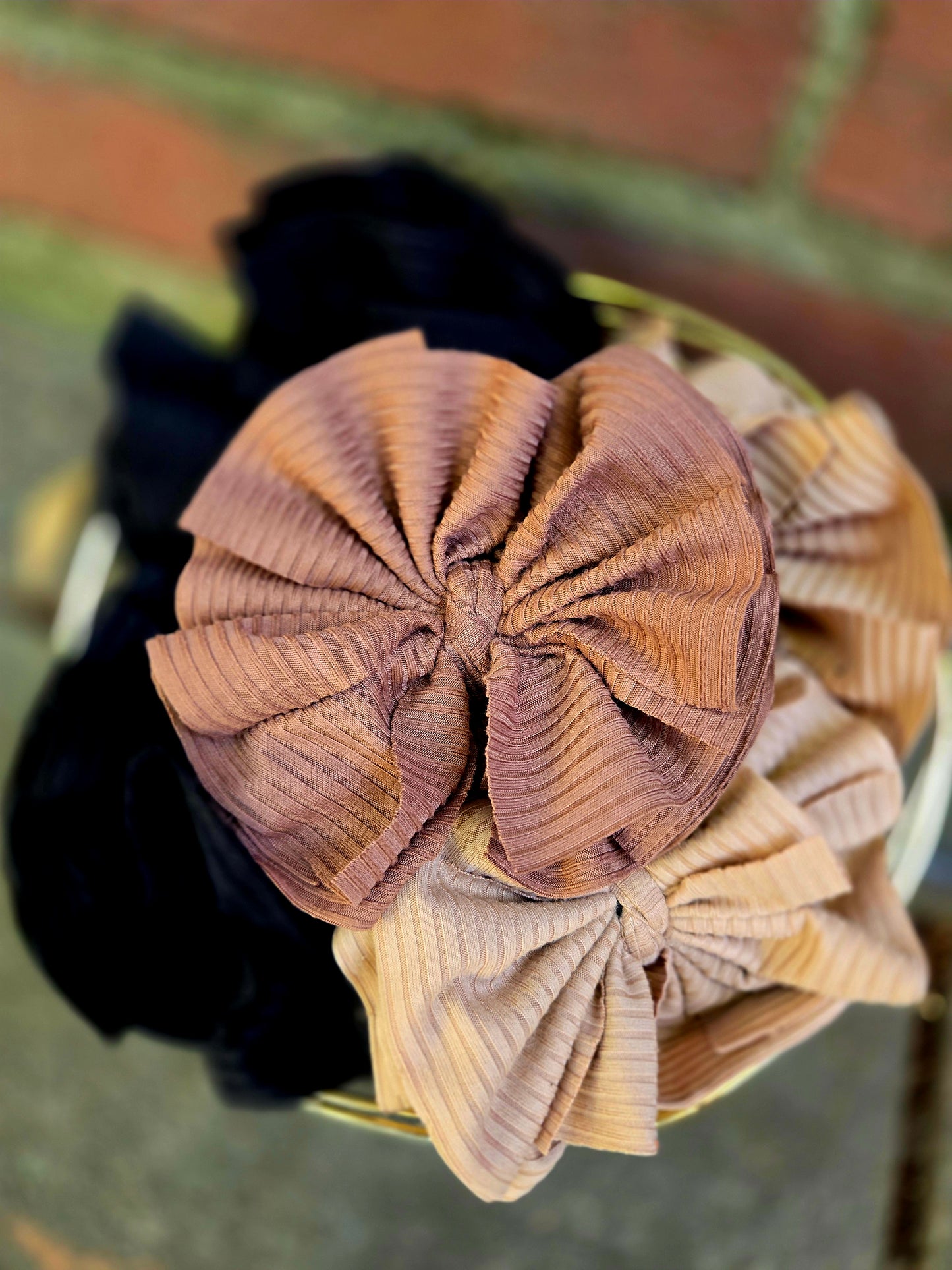 Ruffled Bow Headwraps