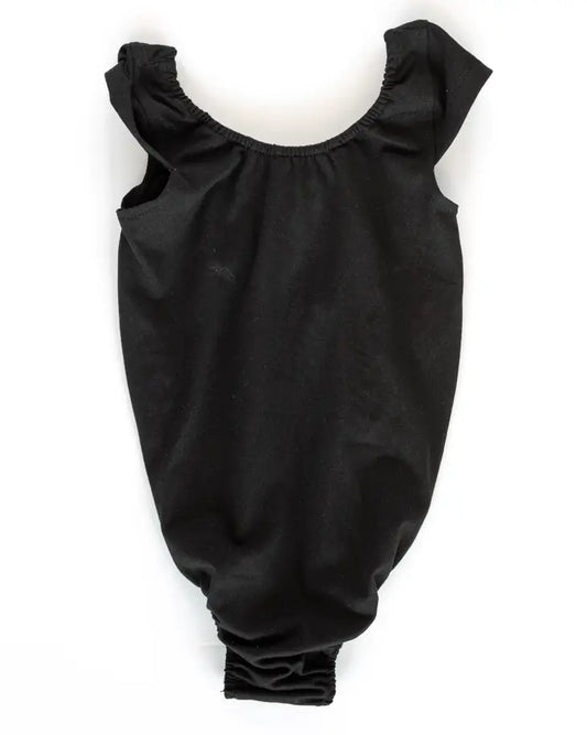 Maggie Cap Sleeve Leotard - Black