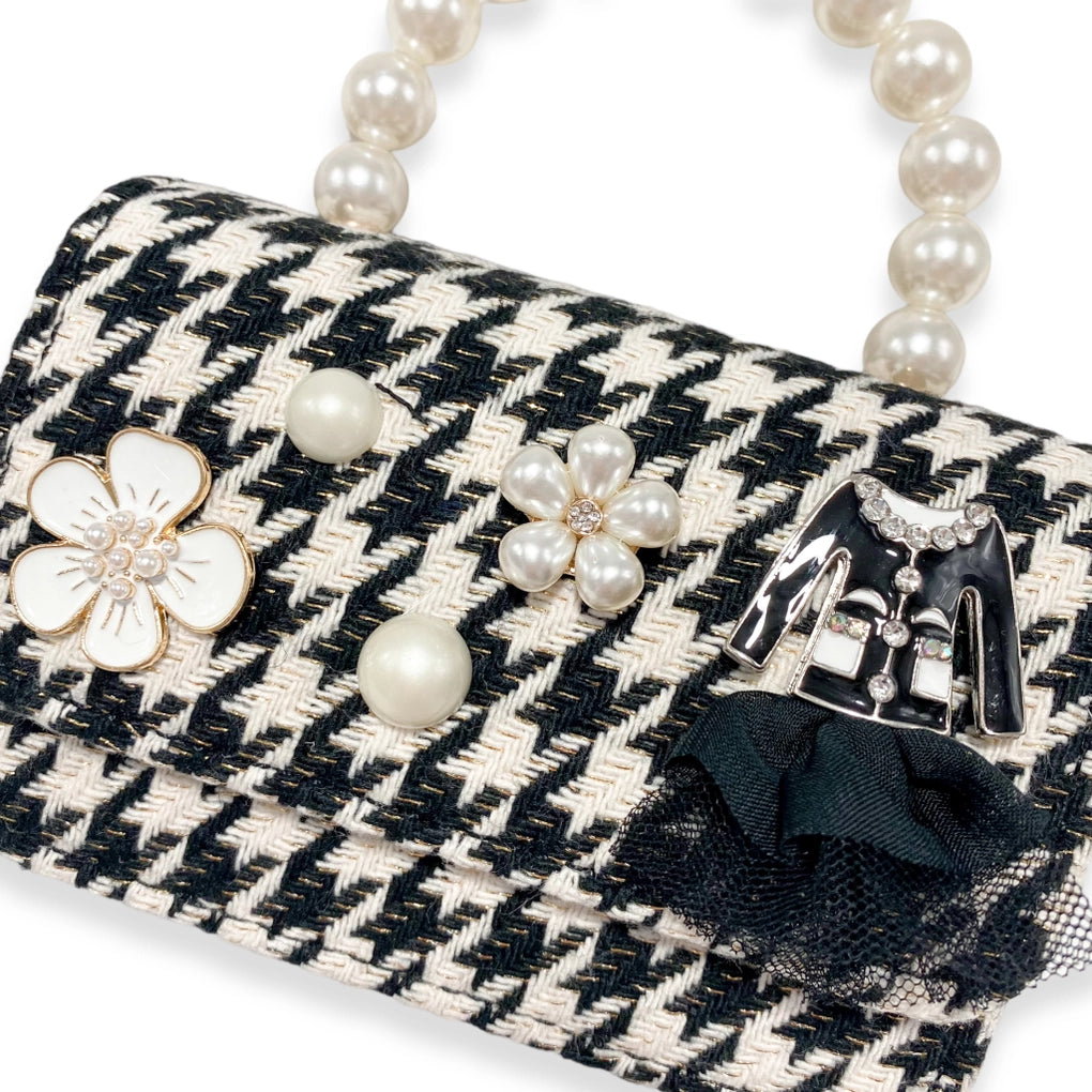 Black & White Charm Purse