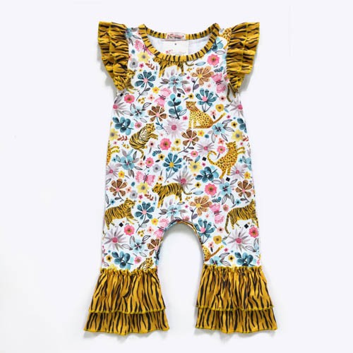 Tiger Queen Romper