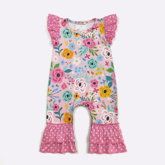 Vivid Blossoms Romper