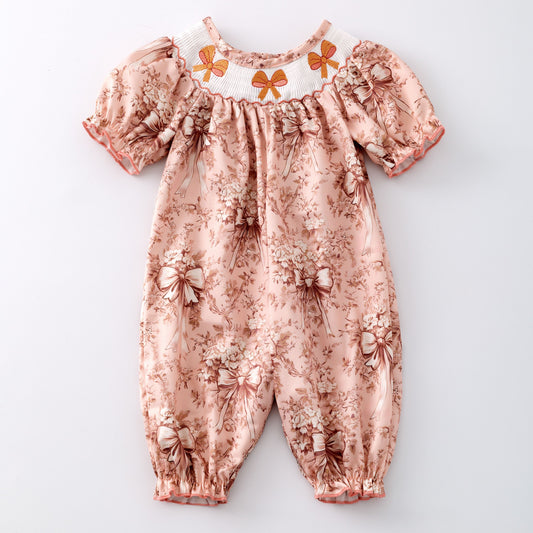 Hazel Waverly Smocked Romper