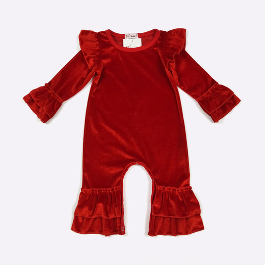 Red Velvet Romper