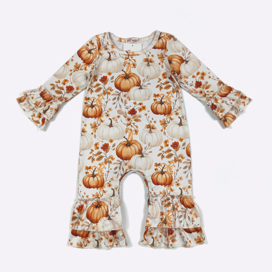 Harvest Pumpkin Romper