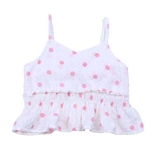 Polka Dot Crop Vest