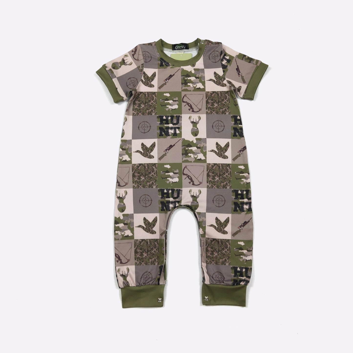 Hunt Patchwork Romper