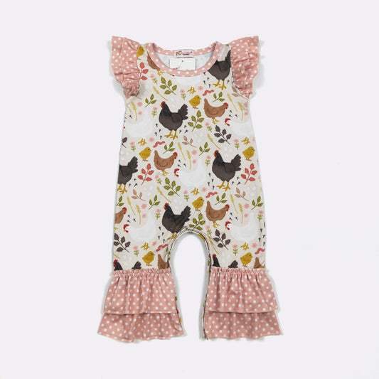 Chicken Chic Romper