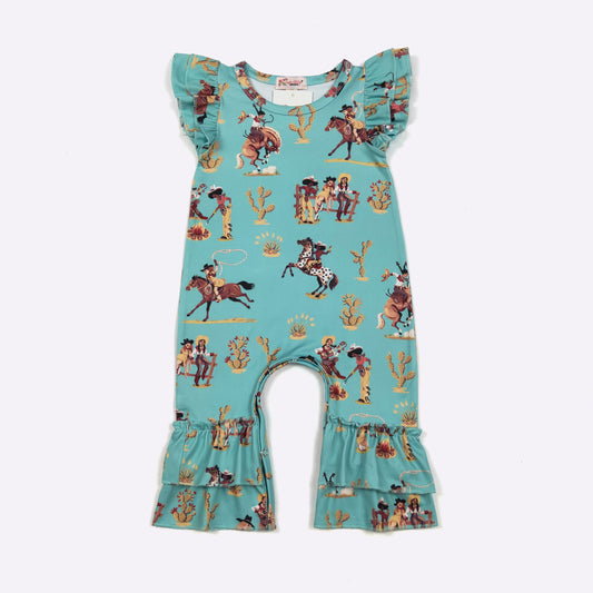 Roping & Ruffles Romper