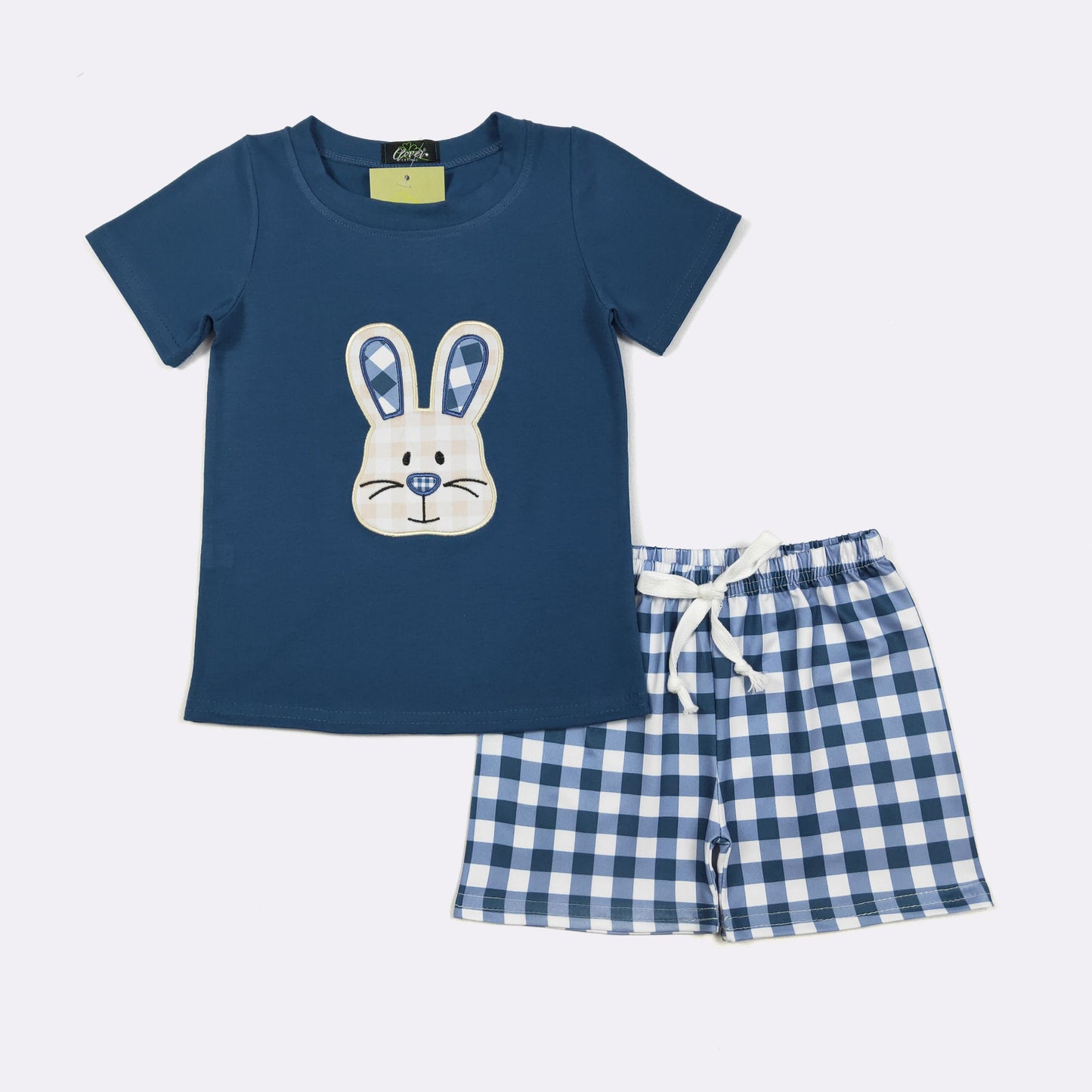 Gingham Bunny Boy Set