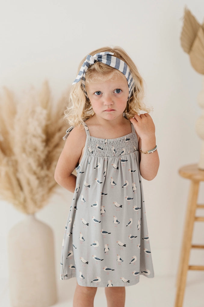 Seagulls Smocked Dress