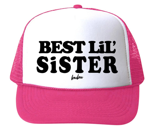 Best Lil Sister Trucker Hat