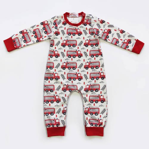 Fire Truck Romper