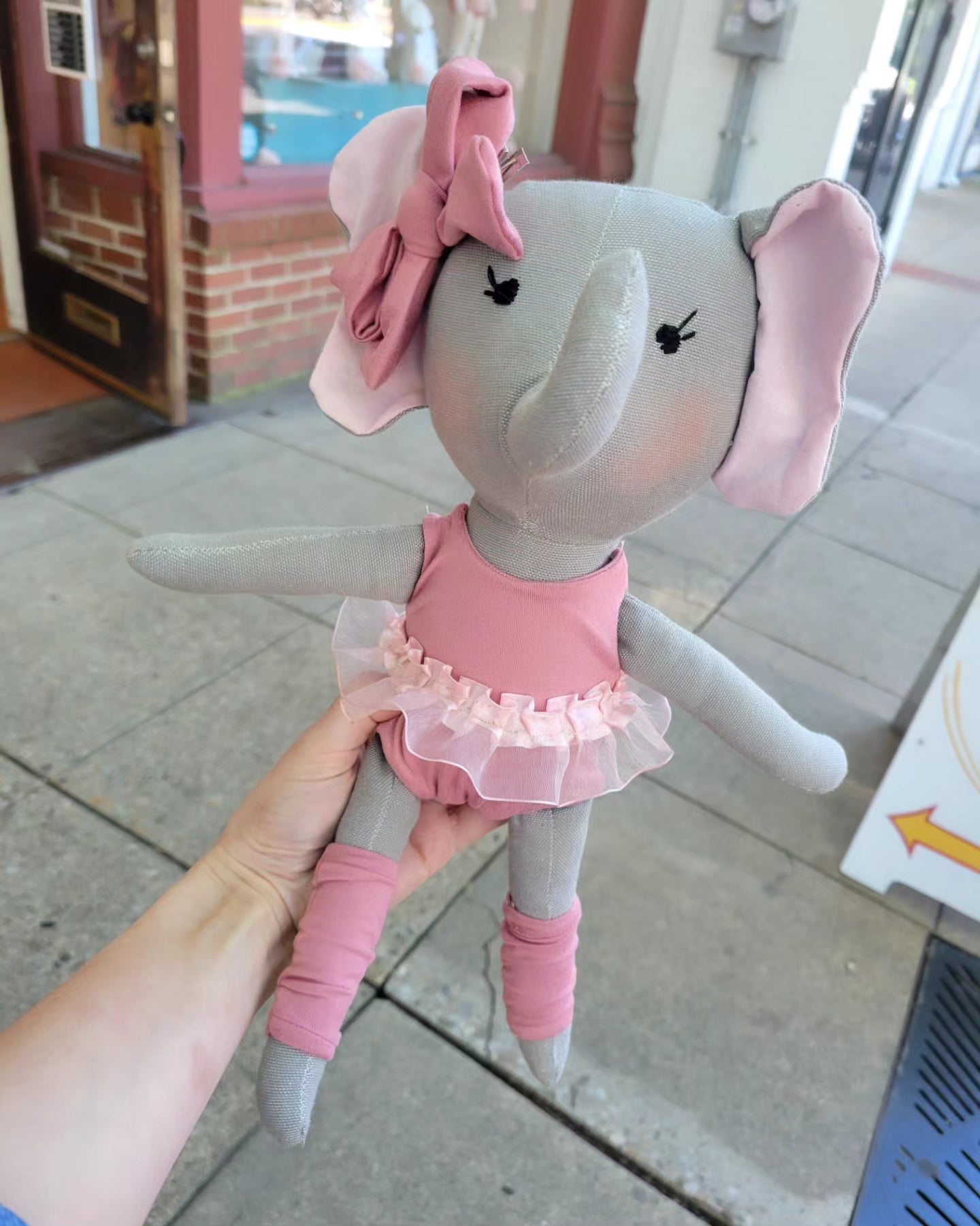 Handmade Elephant Heirloom Doll