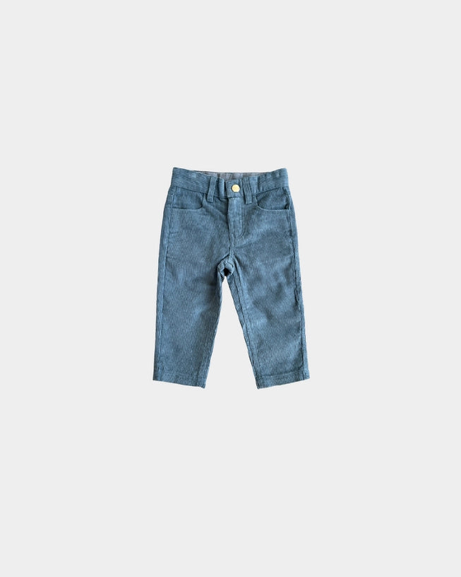 Blue Grey Corduroy Pants