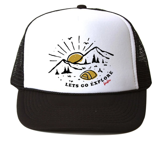 Let's Go Explore Trucker Hat