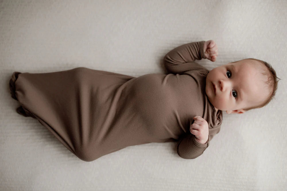 Cocoa Brown Knotted Gown