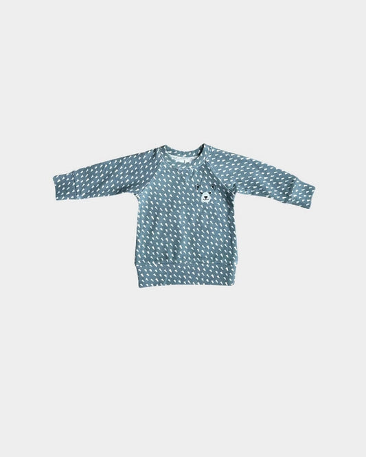 Geo Bear Raglan Sweatshirt