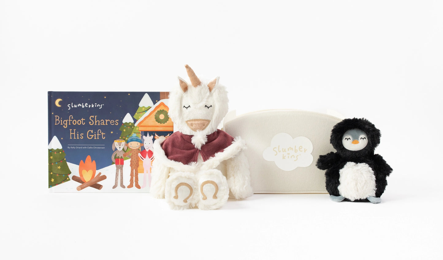 More the Merrier Holiday Set: Unicorn Kin + Penguin + Book