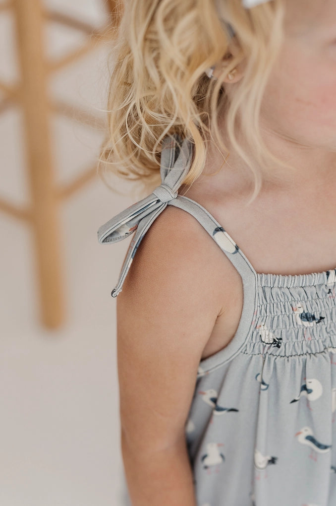 Seagulls Smocked Dress