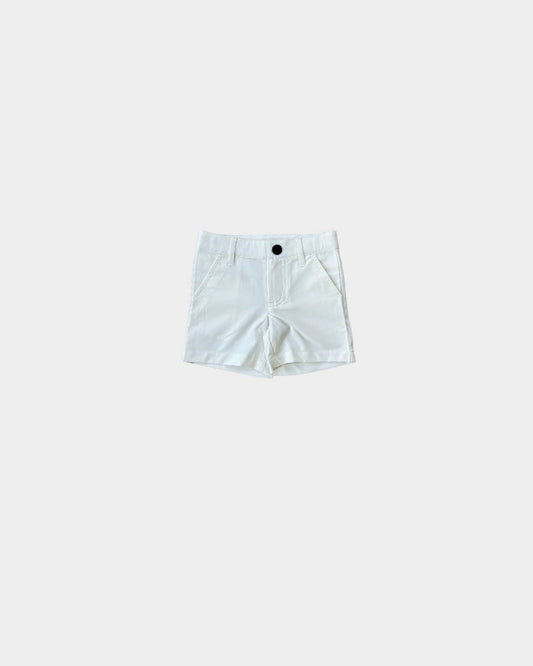 Boy's Dressy Shorts in Off-White