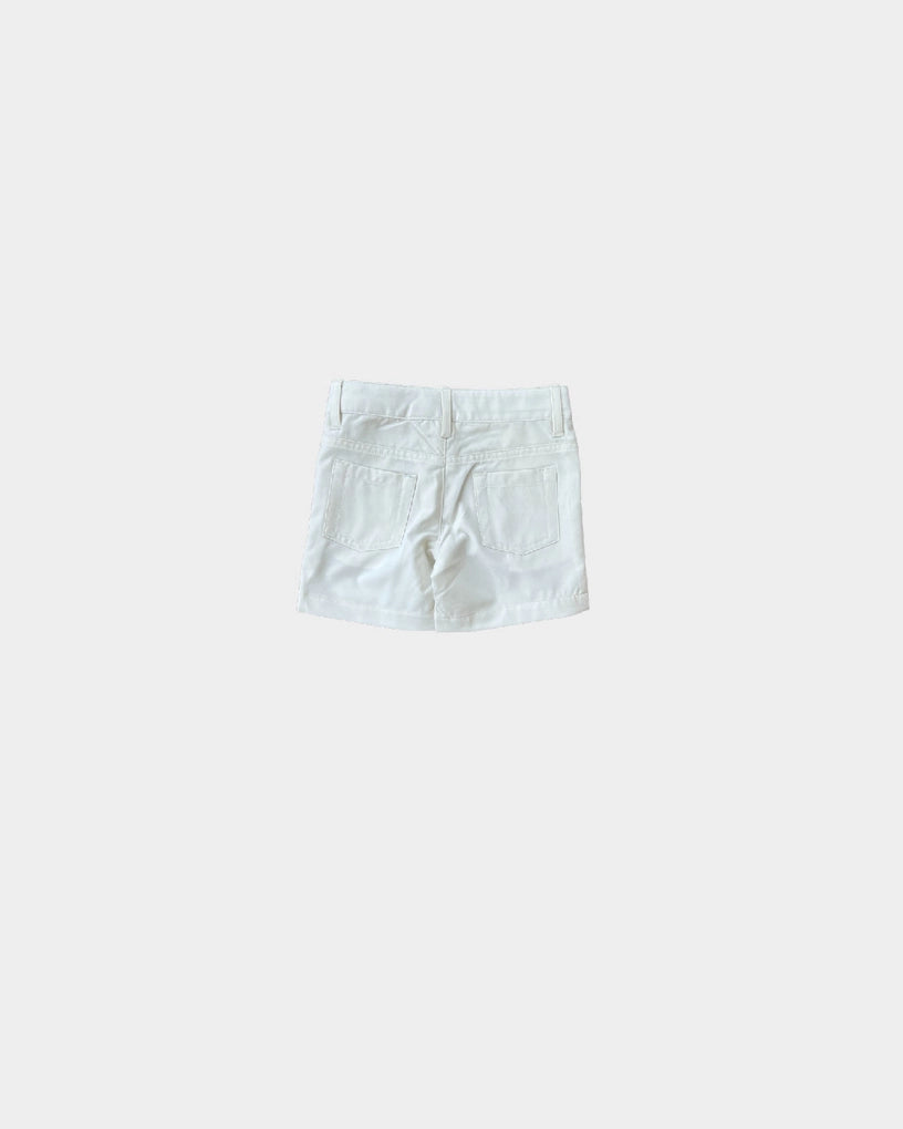 Boy's Dressy Shorts in Off-White