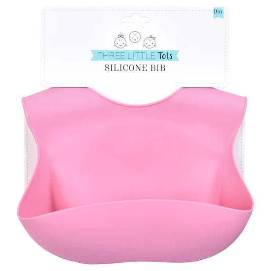 Rose Silicone Bib