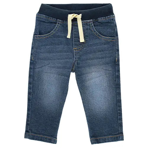 Medium Wash Pull-On Jeans