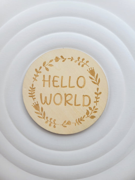 Hello World Photo Prop