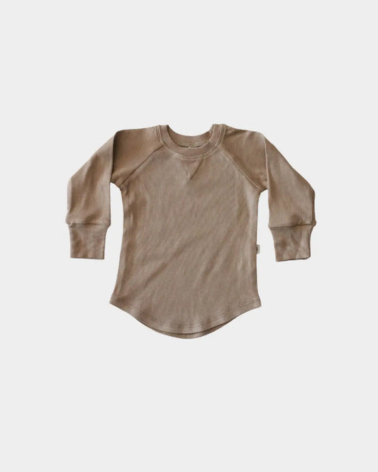 Taupe Rib Top