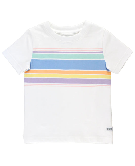 Rainbow Lane Stripe Short Sleeve Tee