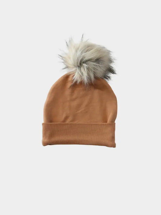 Butterscotch Pom Hat