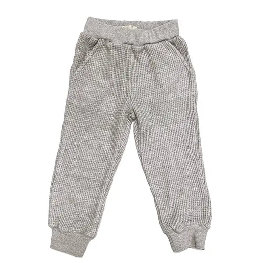 Grey Textured Joggers