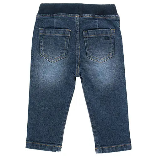 Medium Wash Pull-On Jeans