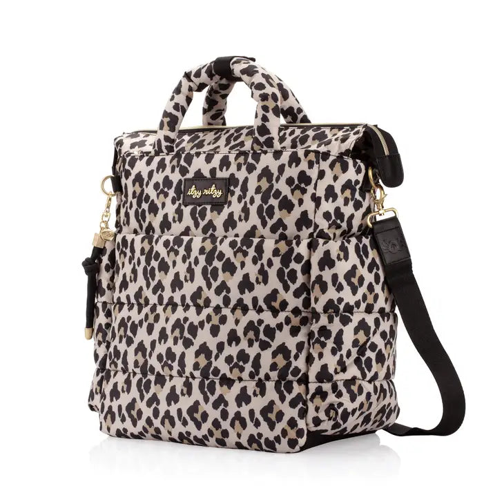 Dream Convertible Leopard Diaper Bag