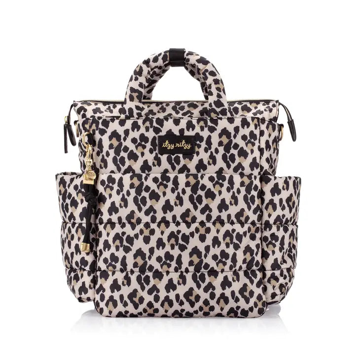 Dream Convertible Leopard Diaper Bag